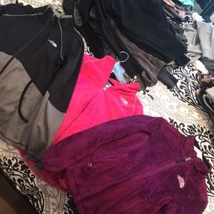 Pack of North Face Jackets